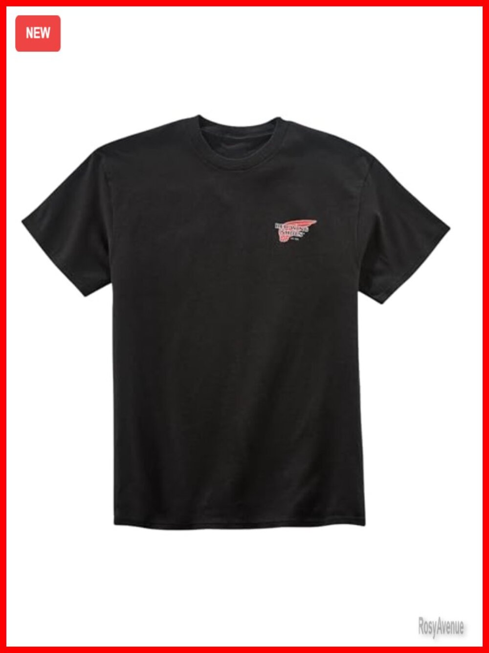 Red Wing Shoes Classic Logo T-Shirt 100% Cotton Crew Neck Tee Workwear Style